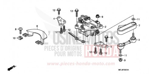 AMORTIS. DIRECTION CBR600RR8 de 2008